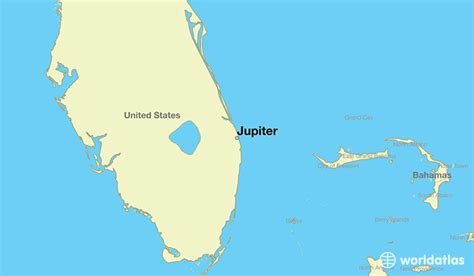 Where is Jupiter, FL? / Jupiter, Florida Map - WorldAtlas.com