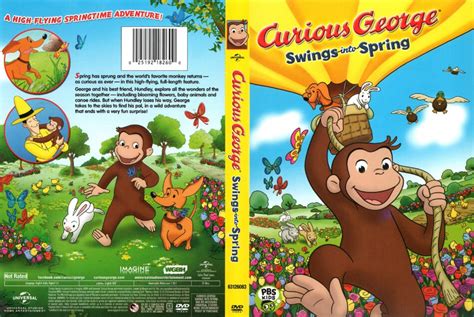 Curious George Swings into Spring (2013) R1 DVD Cover - DVDcover.Com