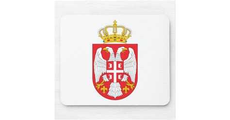 Serbia Coat of Arms Mousepad | Zazzle