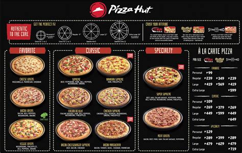 Menu at Pizza Hut restaurant, Antipolo, Unit 101 GF