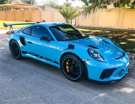 784-Mile 2019 Porsche 991.2 GT3 RS Miami Blue | PCARMARKET