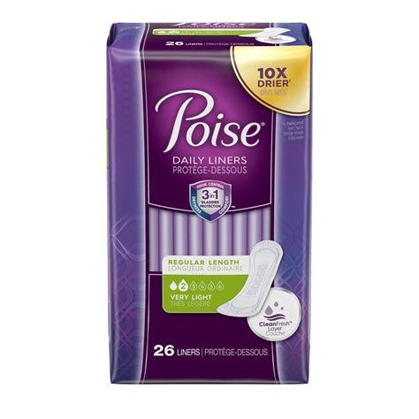 Poise Daily Liners, Very Light | Carewell