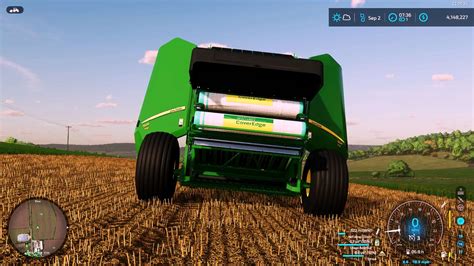 John Deere 560M with Net Wrap Addon v1.0 FS22 Mod | Farming Simulator ...