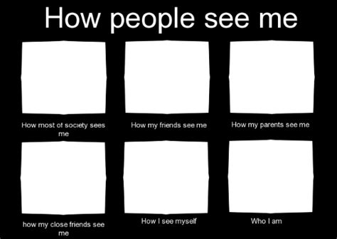 How people see me Blank Template - Imgflip