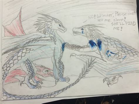 I drew a scene from the book, Wings of Fire Winter turning. | Wings of ...