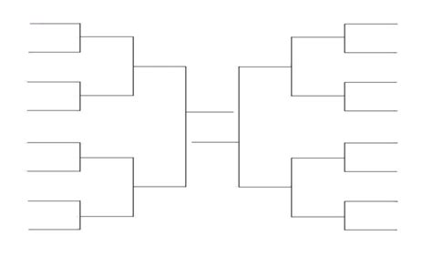 16-Team Bracket: Single Elimination, Printable Tournament Bracket (2019 ...