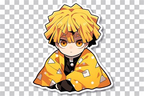 Free Chibi Zenitsu PNG Sticker 🌟 | Transparent & Digital PNG ...