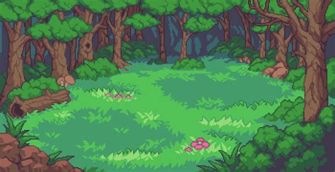 ArtStation - Forest Battle Background in 2023 | Pixel art background ...