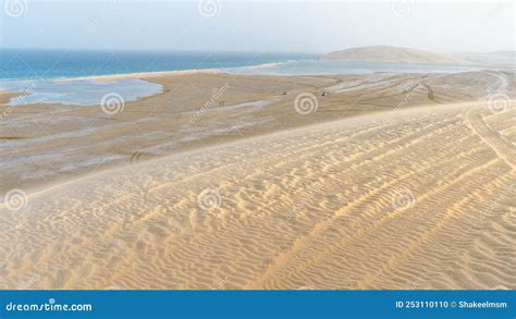 Qatar Adventurous Place Khor Al Udeid ,sea Line Beach during Sunset ...