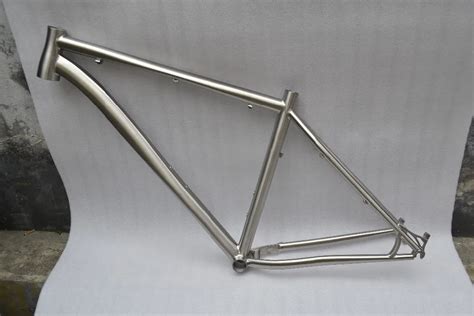 PYTITANS Brand titanium bike frame 26er titanium road bicycle MTB Bike ...