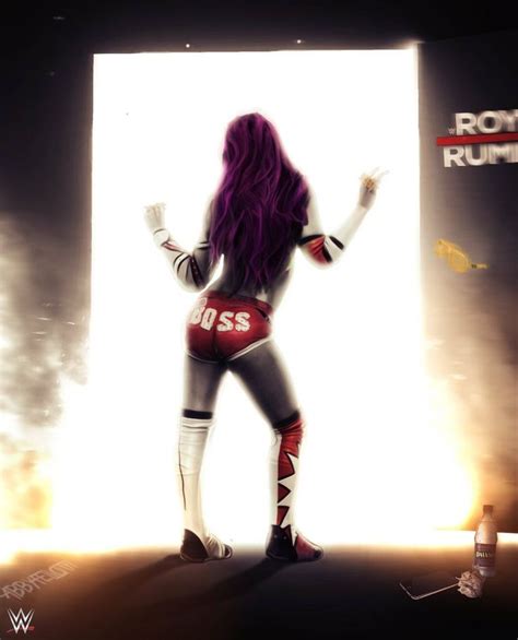 Sasha Banks Entrance to 2018 Royal Rumble | Female wrestlers, Wwe sasha ...