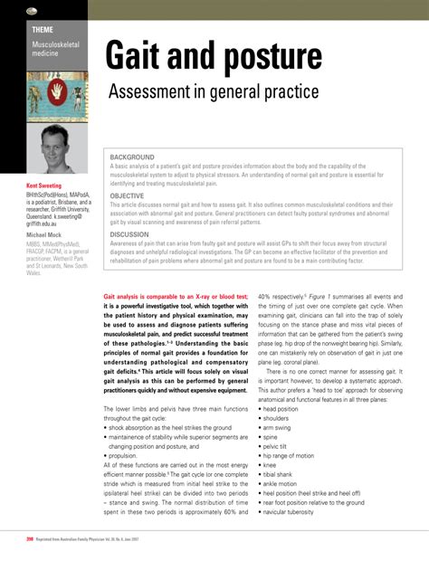 Functional Gait Assessment Form