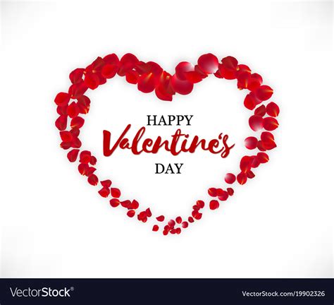 Happy valentines day beautiful heart Royalty Free Vector