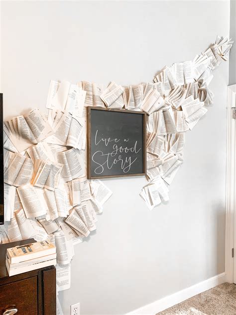 DIY Book Wall Art Decor Wide 2 • Christina All Day