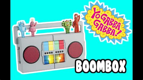 YO GABBA GABBA "Boom Box" Playset with Yo Gabba Gabba Toys Brobee ...