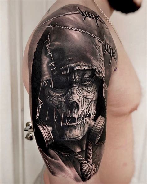 CREEPY TATTOO ART | Skull sleeve tattoos, Scary tattoos, Creepy tattoos