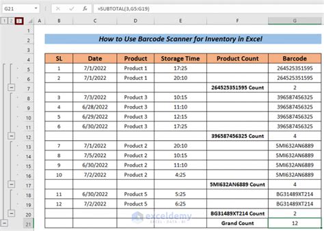 How to Use Barcode Scanner for Inventory in Excel (with Easy Steps)