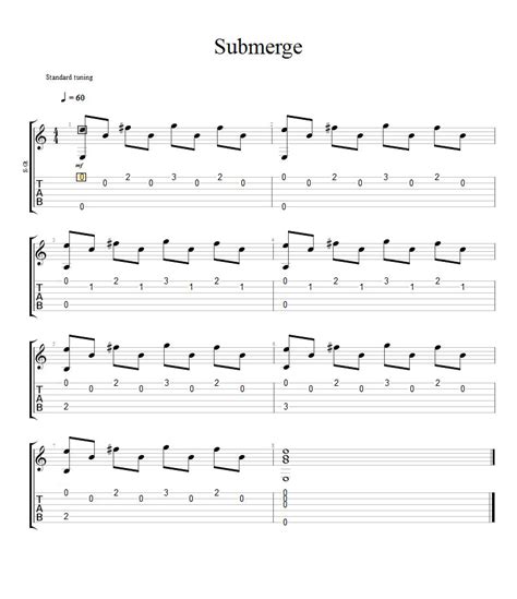 Submerge - Easy Classical Guitar Lesson - TAB - LearnGuitarInLondon.com ...