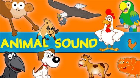 Animals Sounds | Sounds of the Animals Song | Learn Animal and Sounds ...