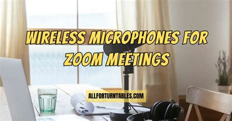 Wireless microphones for zoom meetings - All For Turntables