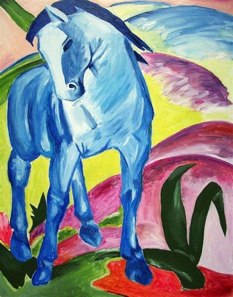 Blue Horse by Franz Marc ️ - Marc Franz