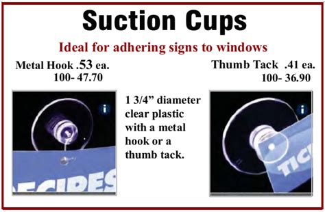 Suction Cups - Graphic Commerce Ltd.