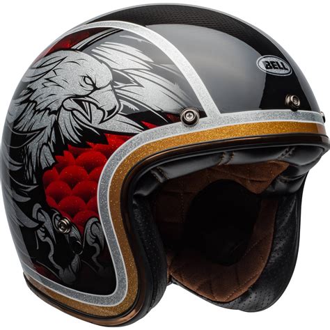 Bell Custom 500 Carbon Osprey Helmet - Open Face - Motorcycle Helmets ...