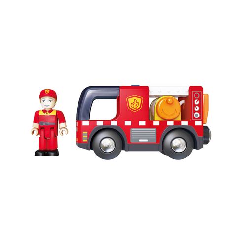 Fire Truck with Siren | E3737 | Hape Toys