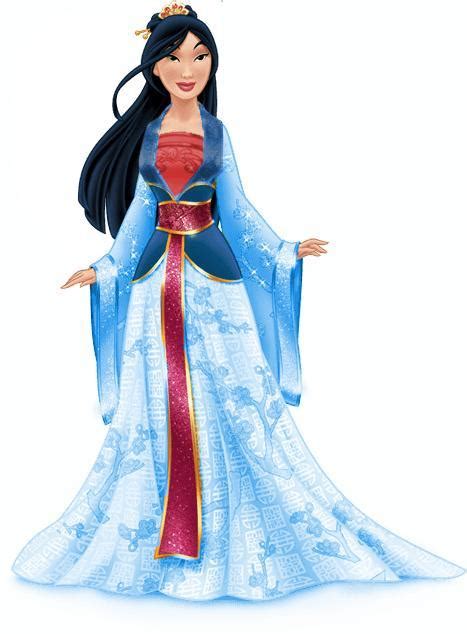 Mulan - Blue dress (recolored redesign) - Disney Princess shabiki Art ...