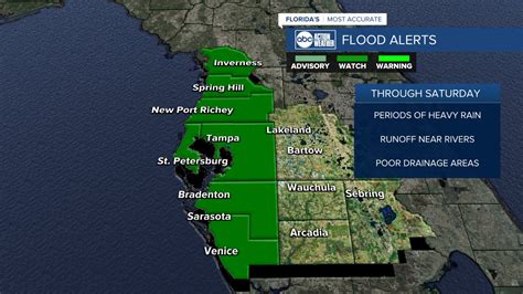 Flooding rains and thunderstorms across Tampa Bay area possible this ...