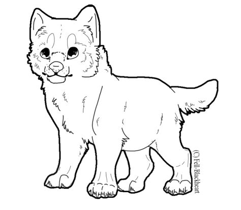 Wolf Cub Drawing at GetDrawings | Free download