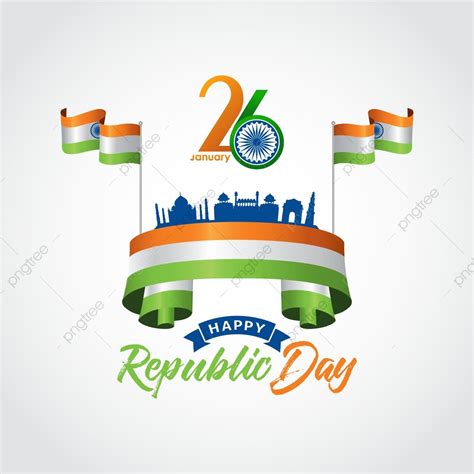 Indian Republic Day Vector Hd PNG Images, Indian Republic Day 26 ...