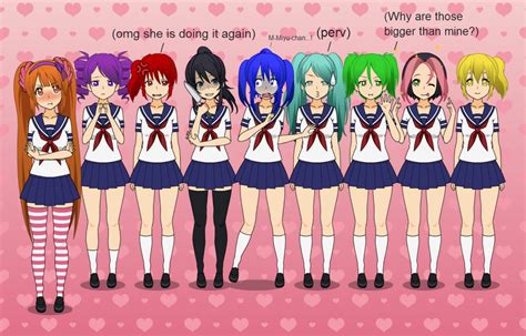 Yandere Simulator All Characters Profiles