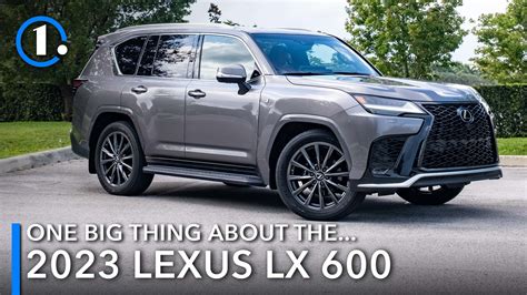 One Big Thing About The 2023 Lexus LX 600: V8 Who?