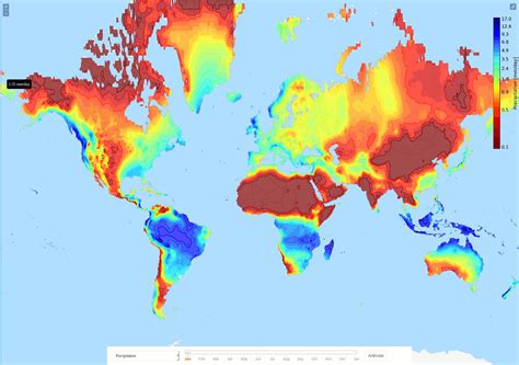 World Map Of Precipitation : r/PhysicalGeography