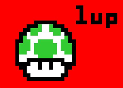 1up Mushroom Pixel Art by willdawson9 on DeviantArt