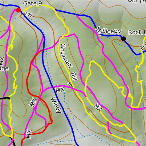 Panther Creek Trail Rides Map by Panther Creek Trail Rides | Avenza Maps