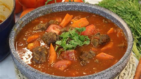 Beef w/ Tomato Stew Recipe - YouTube