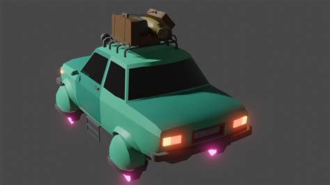 ArtStation - 3D Sci-Fi Car | Game Assets