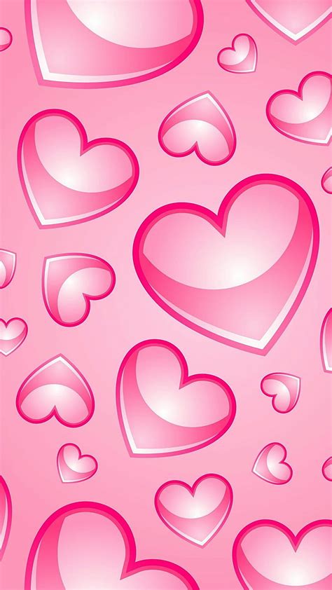 1080P free download | Pink hearts, HD phone wallpaper | Peakpx