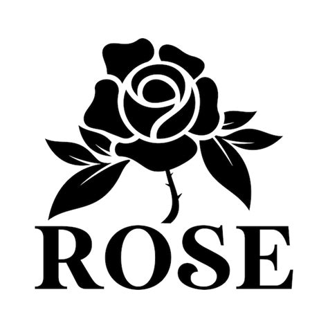 Black rose logo Vectors & Illustrations for Free Download | Freepik