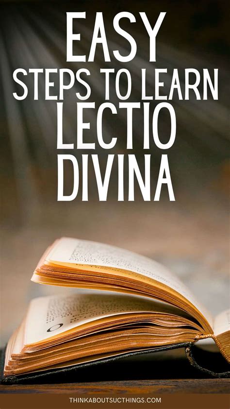 Simple Lectio Divina Steps That Will Help You Meditate On God’s Word ...