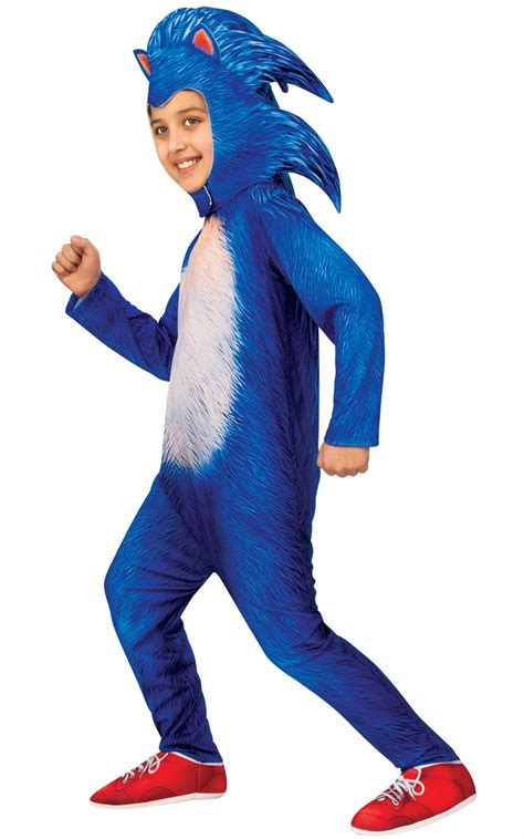 Buy Rubie's Sonic The Hedgehog Child's Deluxe Costume, Large, 701140 ...