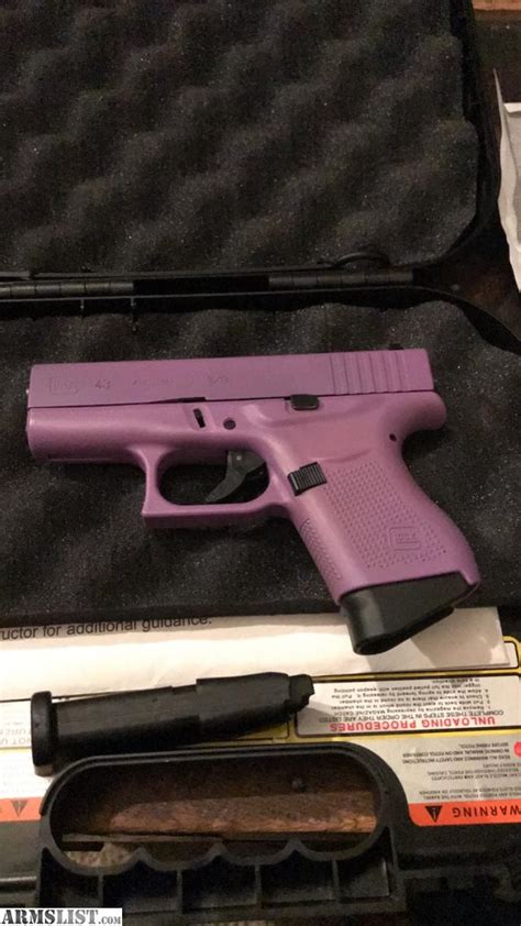 ARMSLIST - For Sale: Glock 43 purple