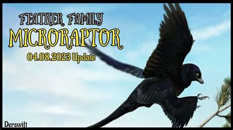 Feather Family - Microraptor update - YouTube