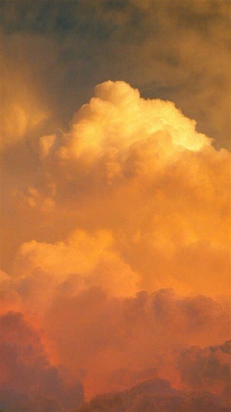 Orange Clouds Aesthetic Wallpapers - Top Free Orange Clouds Aesthetic ...