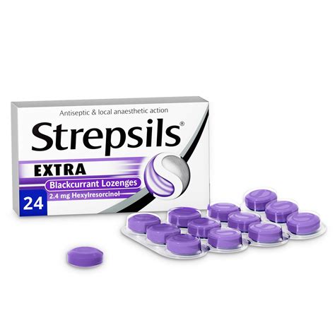 STREPSILS Extra Strength Blackcurrant Lozenges