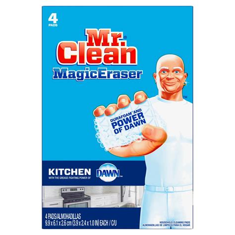 Mr. Clean Magic Eraser Scrubber Sponge with Dawn (4-Count)-003700082047 ...