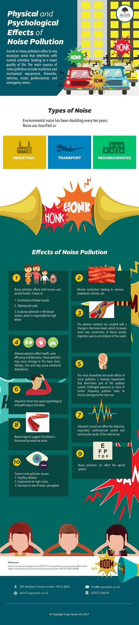 Effects of Noise Pollution: An Infographic | by Mina Palencia | Medium