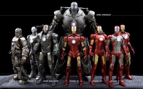 Iron Man Suits Wallpaper - WallpaperSafari